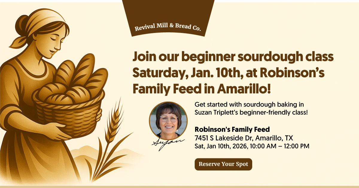 Sourdough 101 Baking Class at Robinson's Feed 01.10.2026
