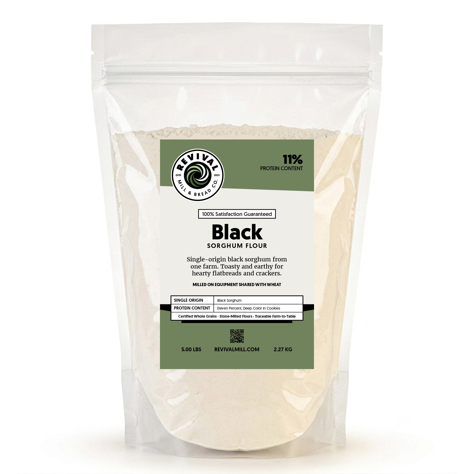 Revival Mill & Bread Co. Black Sorghum Flour